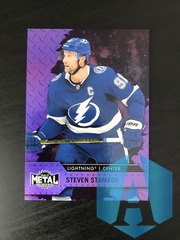 2020-21 Skybox Metal Universe Steven Stamkos #91 Purple Spectrum 058/199 Lightning